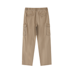 Cotton Elastic-Waist Cargo Pants