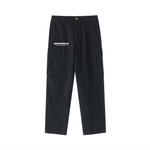 Cotton Elastic-Waist Cargo Pants