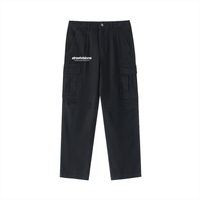 Cotton Elastic-Waist Cargo Pants