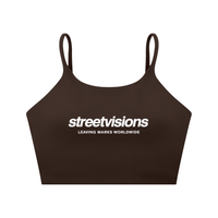 Spaghetti Strap Yoga Sports Bra
