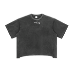 Raw Edge Snow Washed Boxy T-Shirt