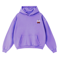 Unisex Cropped Drop Shoulder Heavyweight Oversized Hoodie(460GSM)