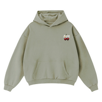 Unisex Cropped Drop Shoulder Heavyweight Oversized Hoodie(460GSM)