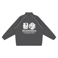 SV Reflection Striped Raglan Sleeve  Jacket