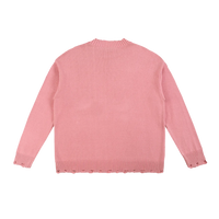 Vintage Washed Hand-Frayed Sweater