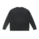 Vintage Washed Hand-Frayed Sweater