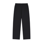 Solid Color Straight-Leg Sweatpants