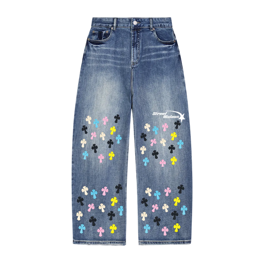 Sun Fade Heavyweight Denim Jeans