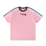 Unisex Colorblock Striped T-Shirt
