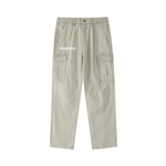 Cotton Elastic-Waist Cargo Pants