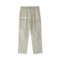 Cotton Elastic-Waist Cargo Pants