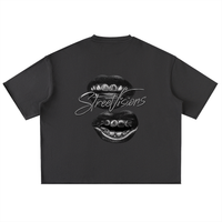 Washed Rolled Hem Half Sleeve T-Shirt