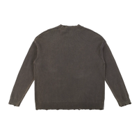 Vintage Washed Hand-Frayed Sweater