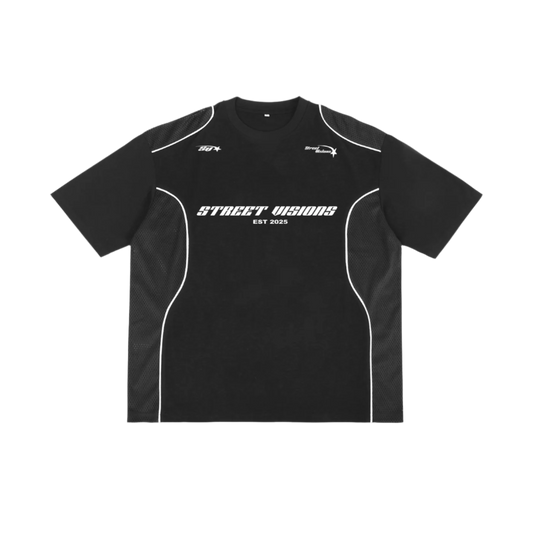 Contrast Piped Panel T-Shirt