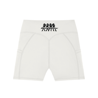 Women's High-Waisted Pocket Biker Shorts
