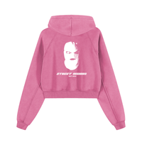 Snow Washed Cropped Hoodie