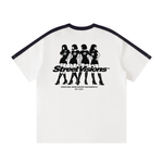Unisex Colorblock Striped T-Shirt