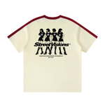Unisex Colorblock Striped T-Shirt