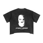 Raw Edge Snow Washed Boxy T-Shirt
