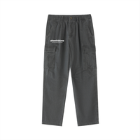 Cotton Elastic-Waist Cargo Pants